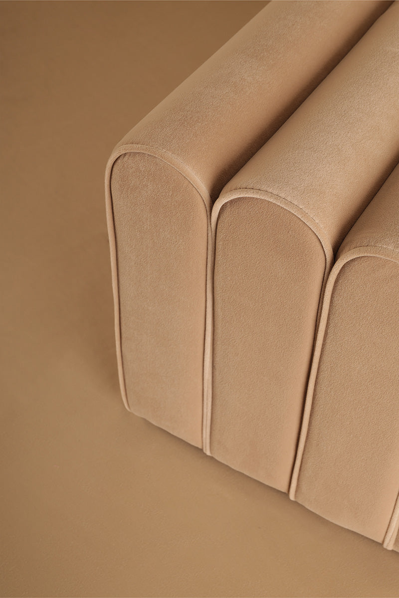 PUFF FABRIC LUCIA BROWN