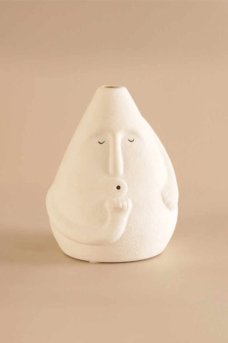 Whistleface White Sculpture - C