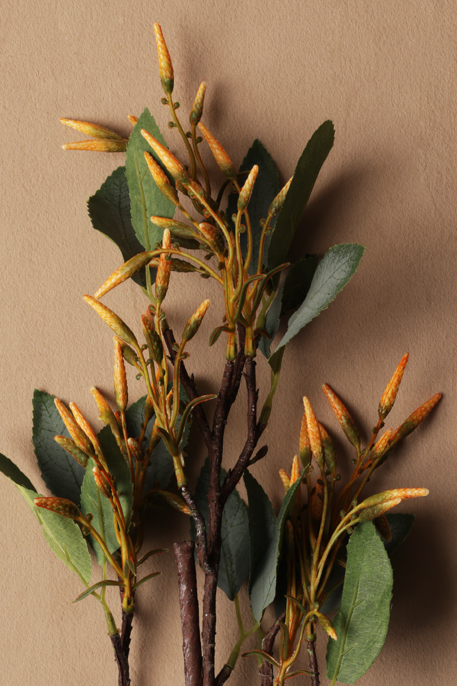 Artificial Olive Leaf Branch