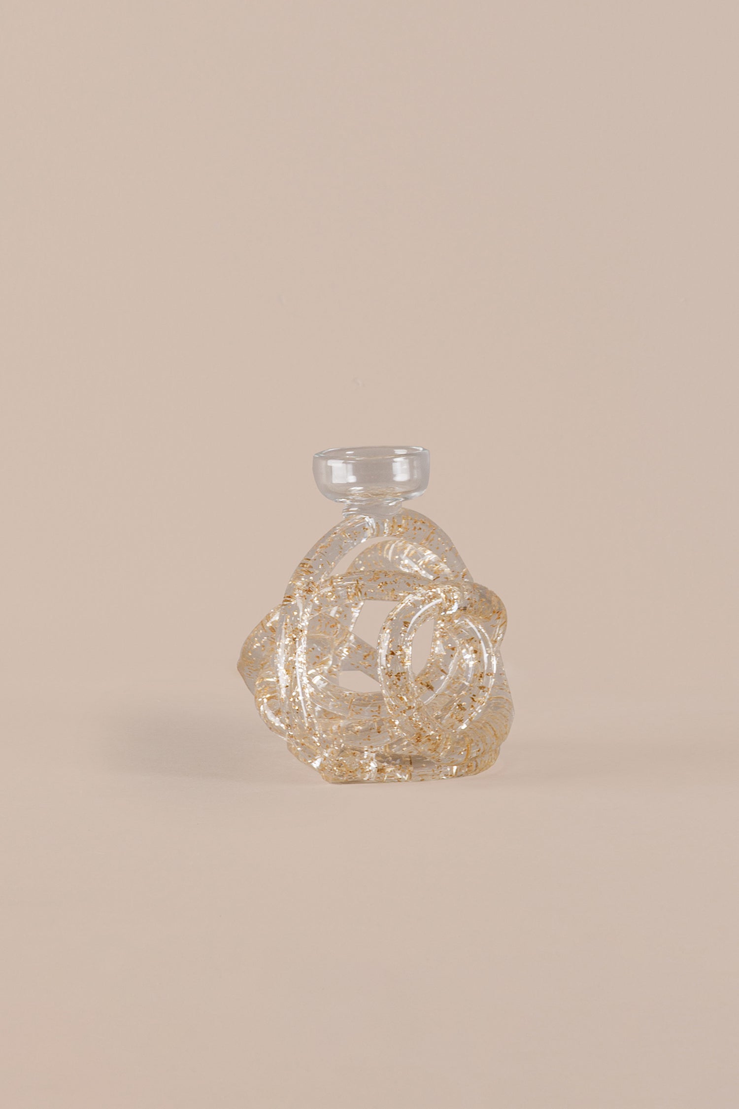 Pietra Crystel Candle Holder - B