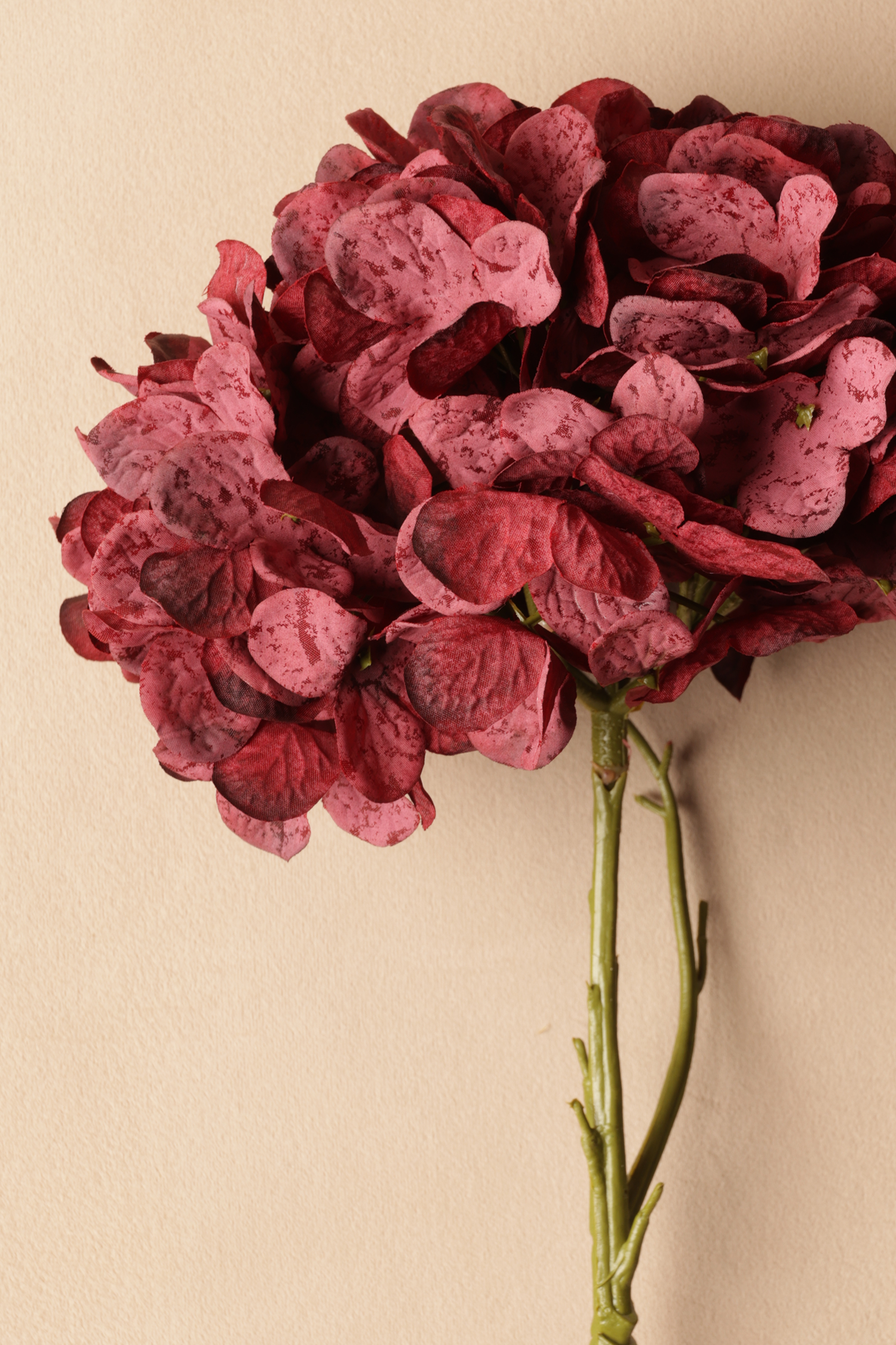 Hydrangea Single Artifical Silk Stem (044)