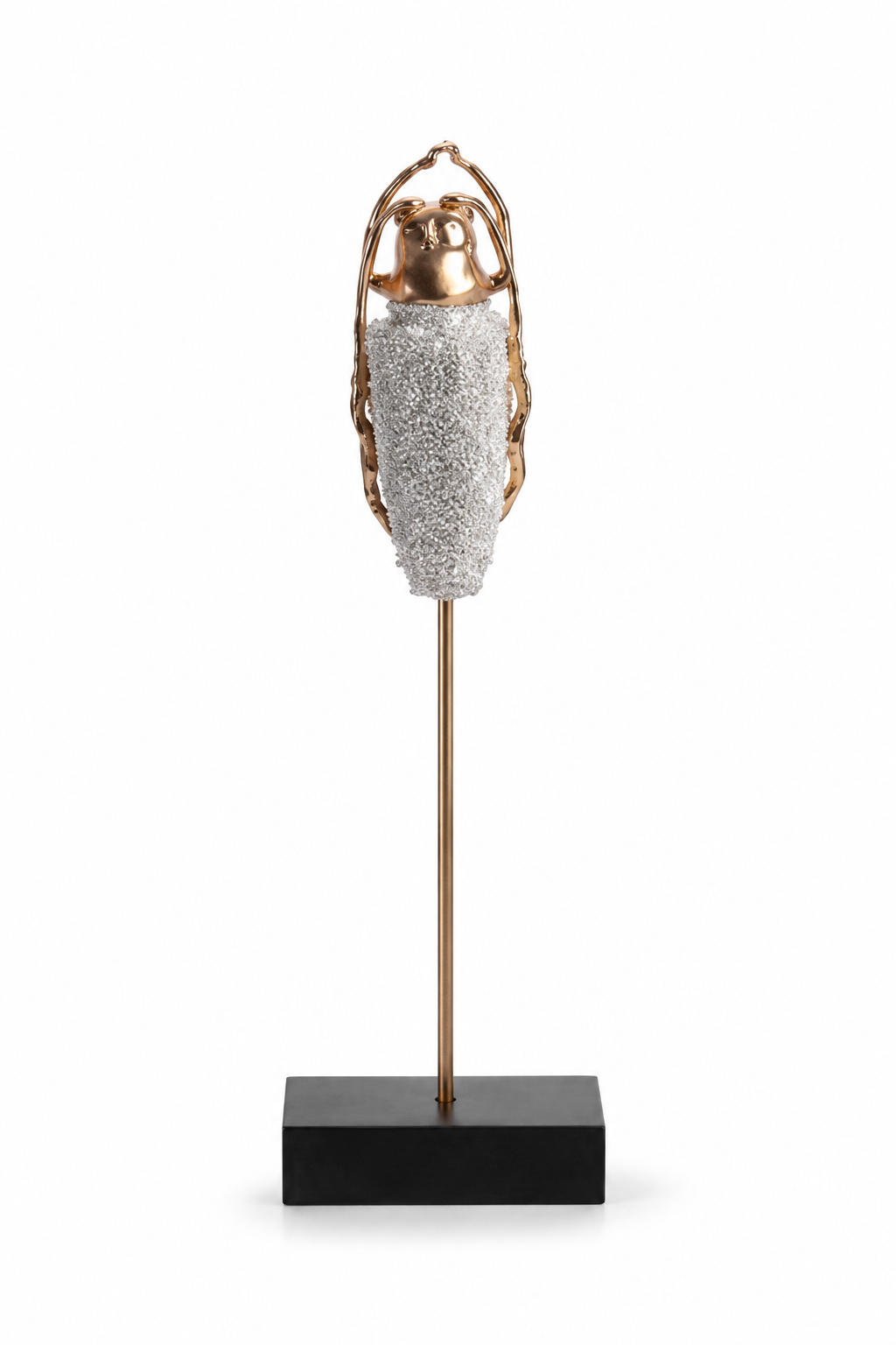 Crystal Beetle Sculpture