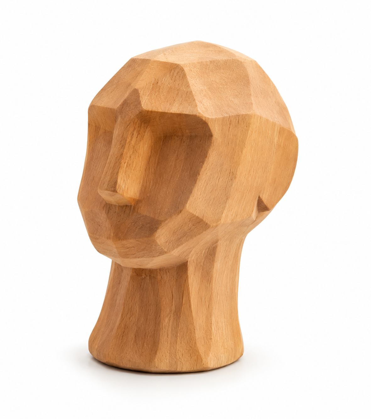 Abstract Ceramic Face Sculpture