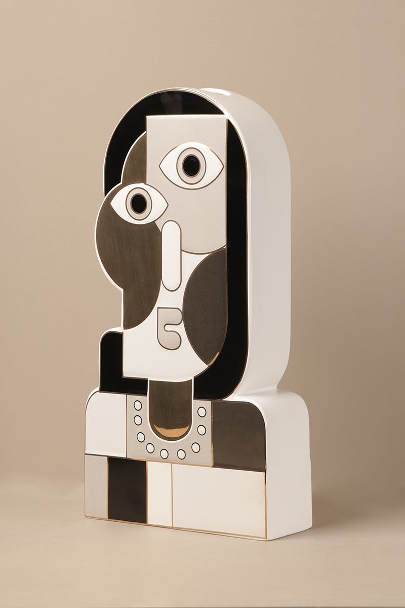 Puzzle Character Sculpture - A