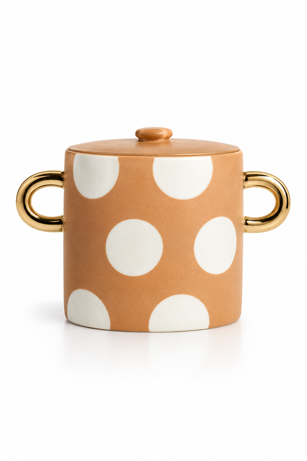 Polka Dot Handle Vase