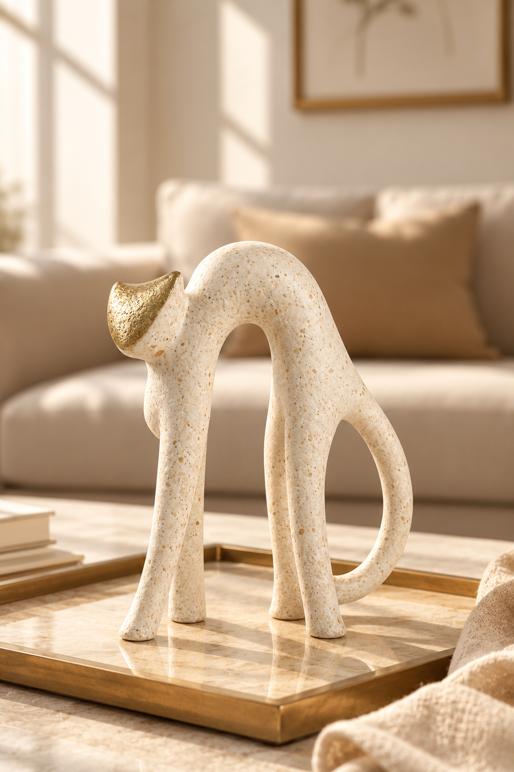 Abstract Giraffe Decorative Sculpture