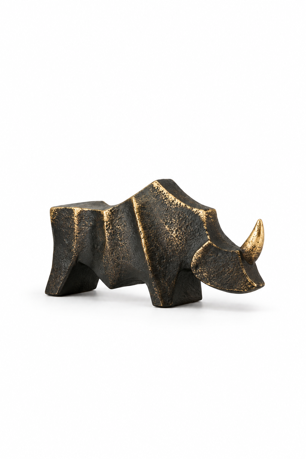 Regal Rhino Sculptural Decor