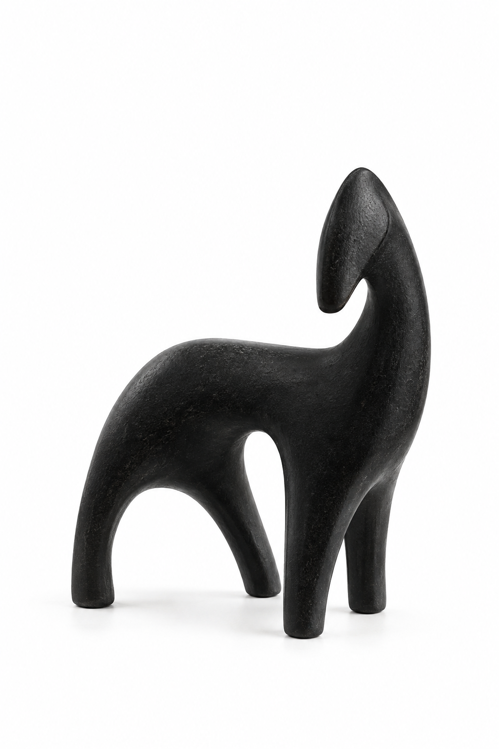 Black Canine Sculptural Accent