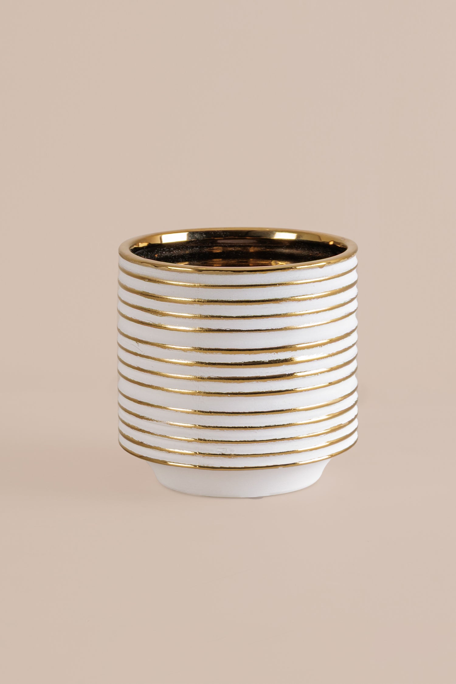 Casa Rings White Vase - L