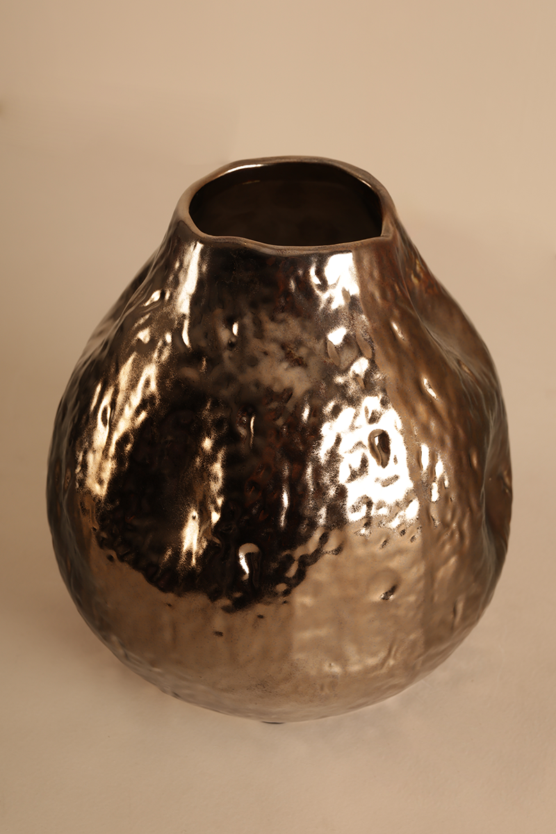 BronzeRoot Textured Floor Vase - S