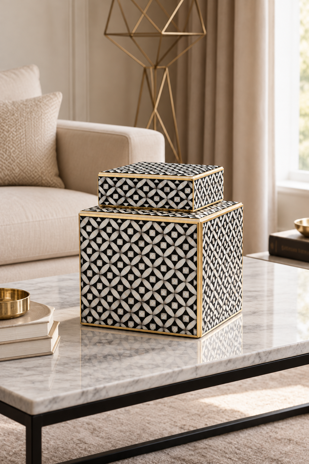 Geo Luxe Inlay Boxes