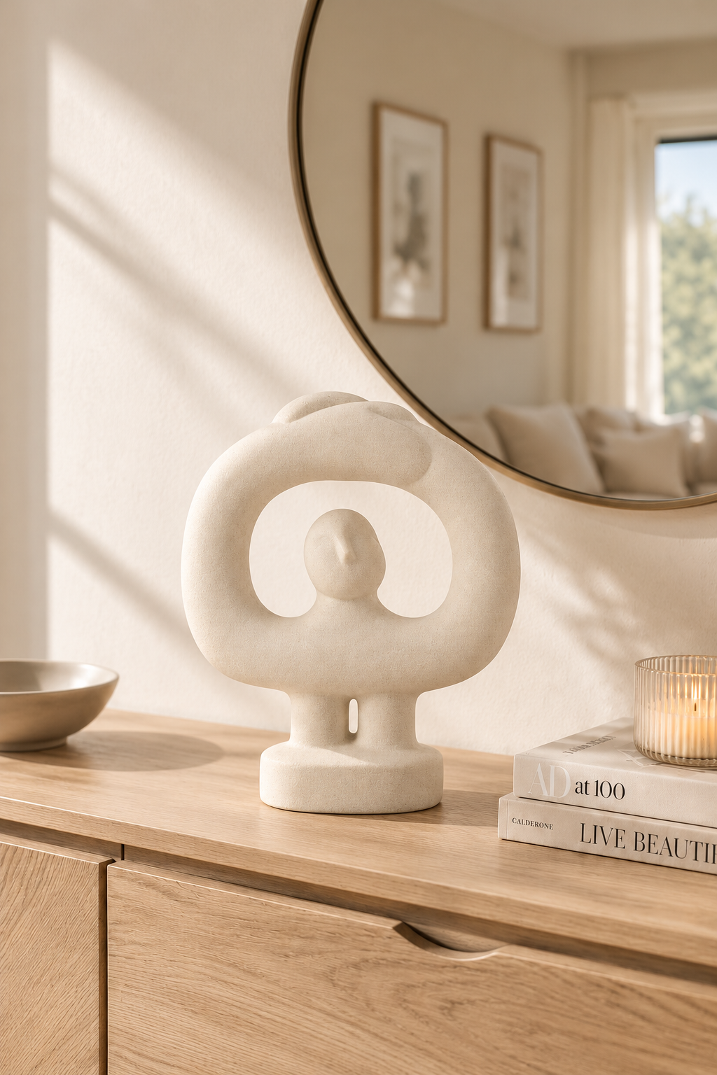 Embrace Abstract Sculpture