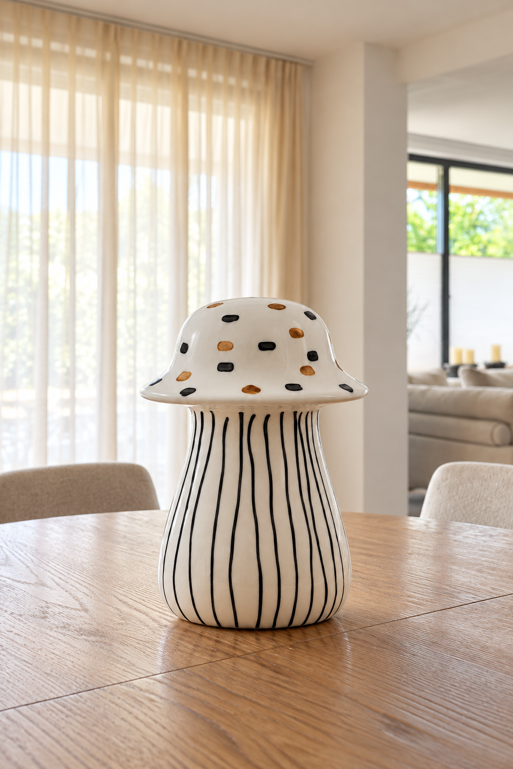 Mushroom Sculptural Decorative Accent