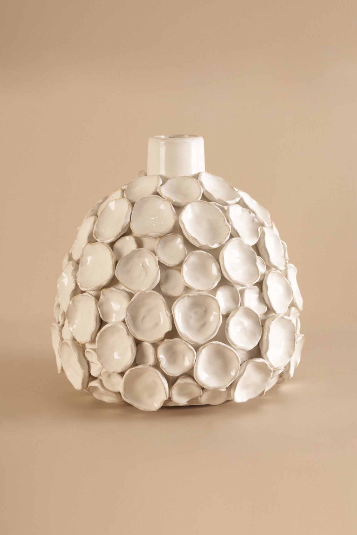 Punto White Vase - S