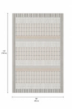 A rectangular rug or mat shown on a white background with dimension lines and text indicating 11F (132 in) height and 8F (96 in) width.
