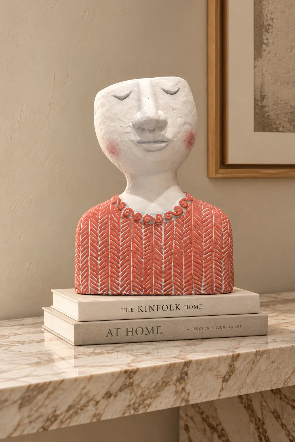 Serene Soul Artisan Bust Sculpture