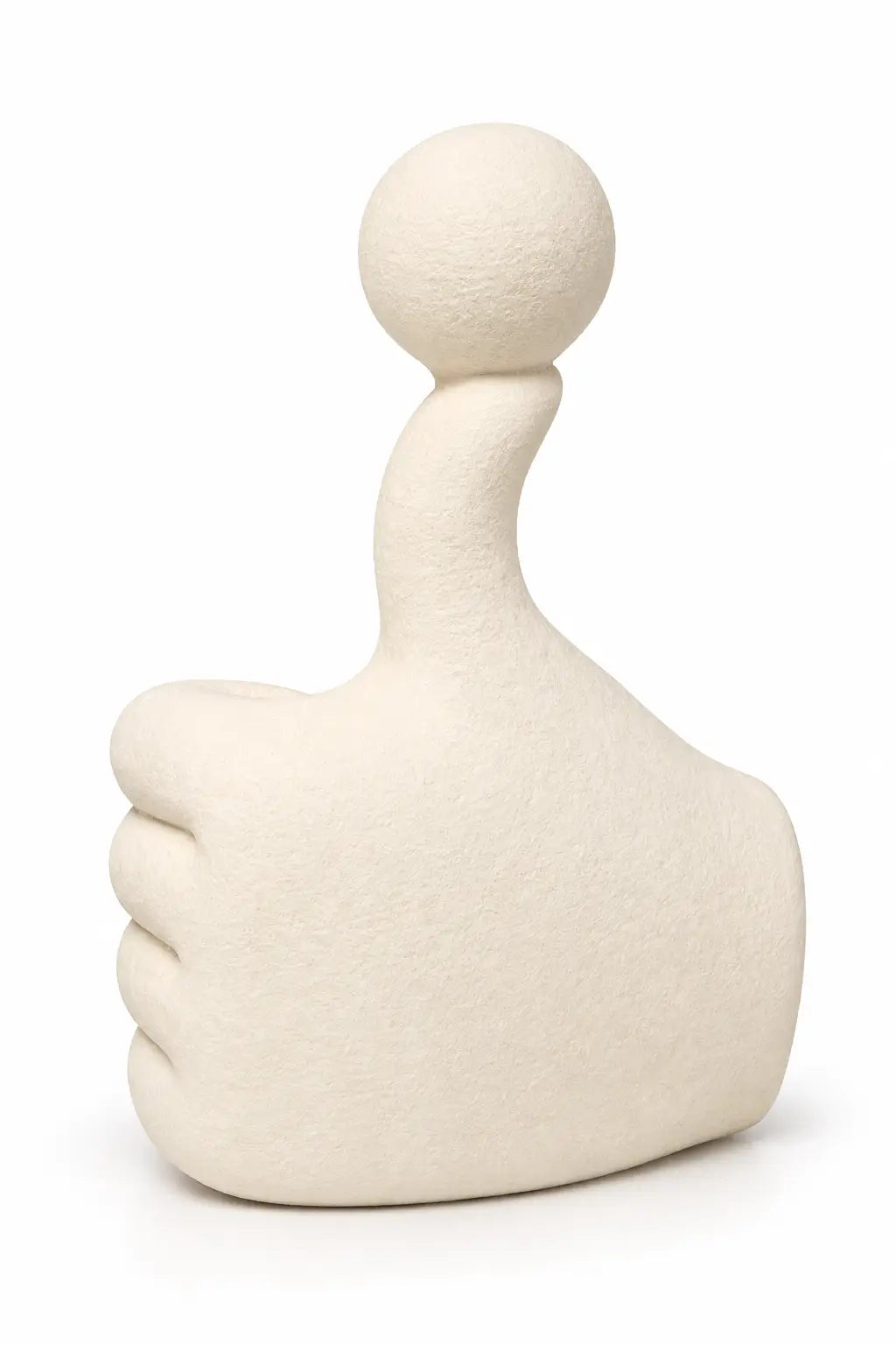 Whimsical Thumbs-Up Sculpture