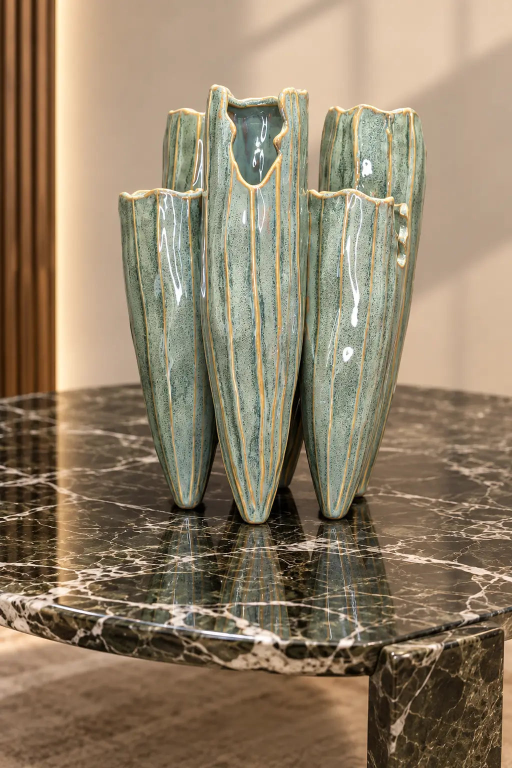 Verdant Grove Sculptural Vase
