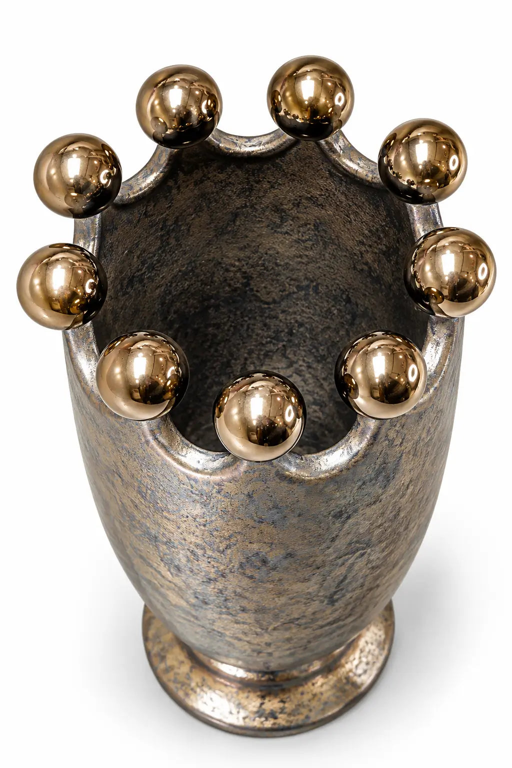 Regal Orb Crown Vase