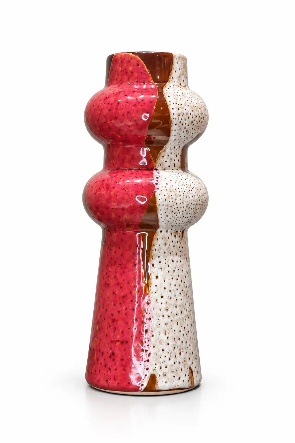 Rosé Bubble Ceramic Vase  S
