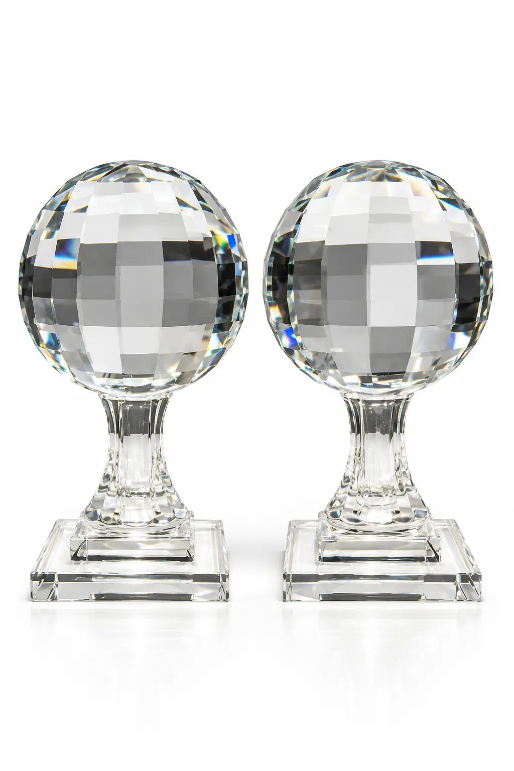 Celestial Crystal Sphere Bookends