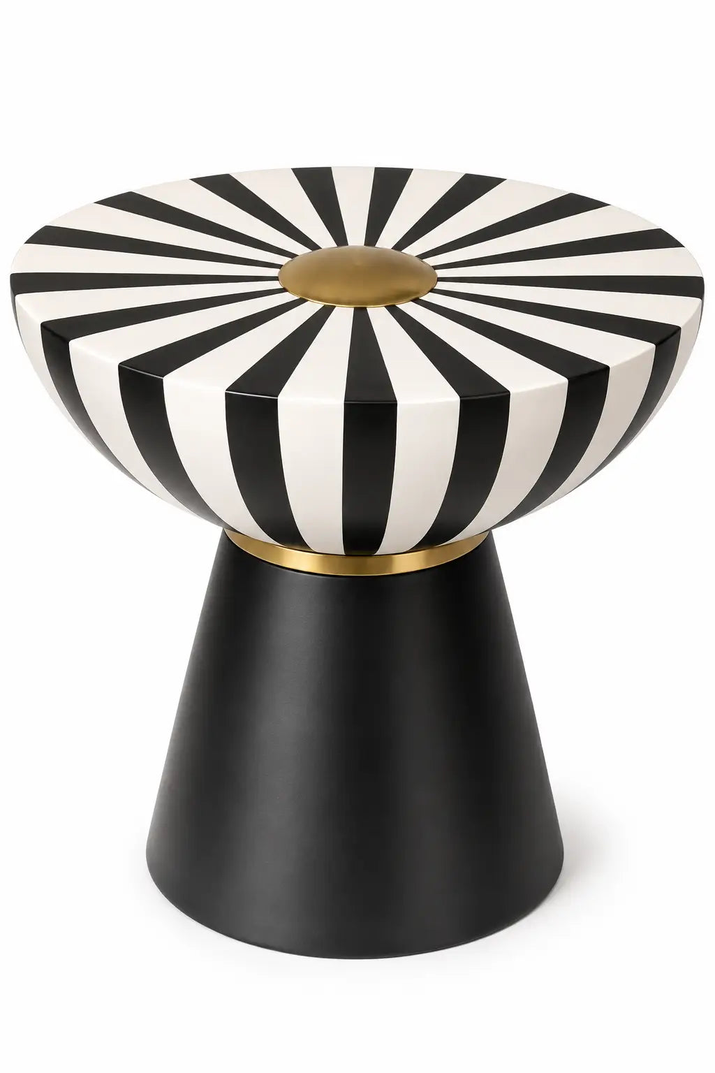Monochrome Eclipse Side Table