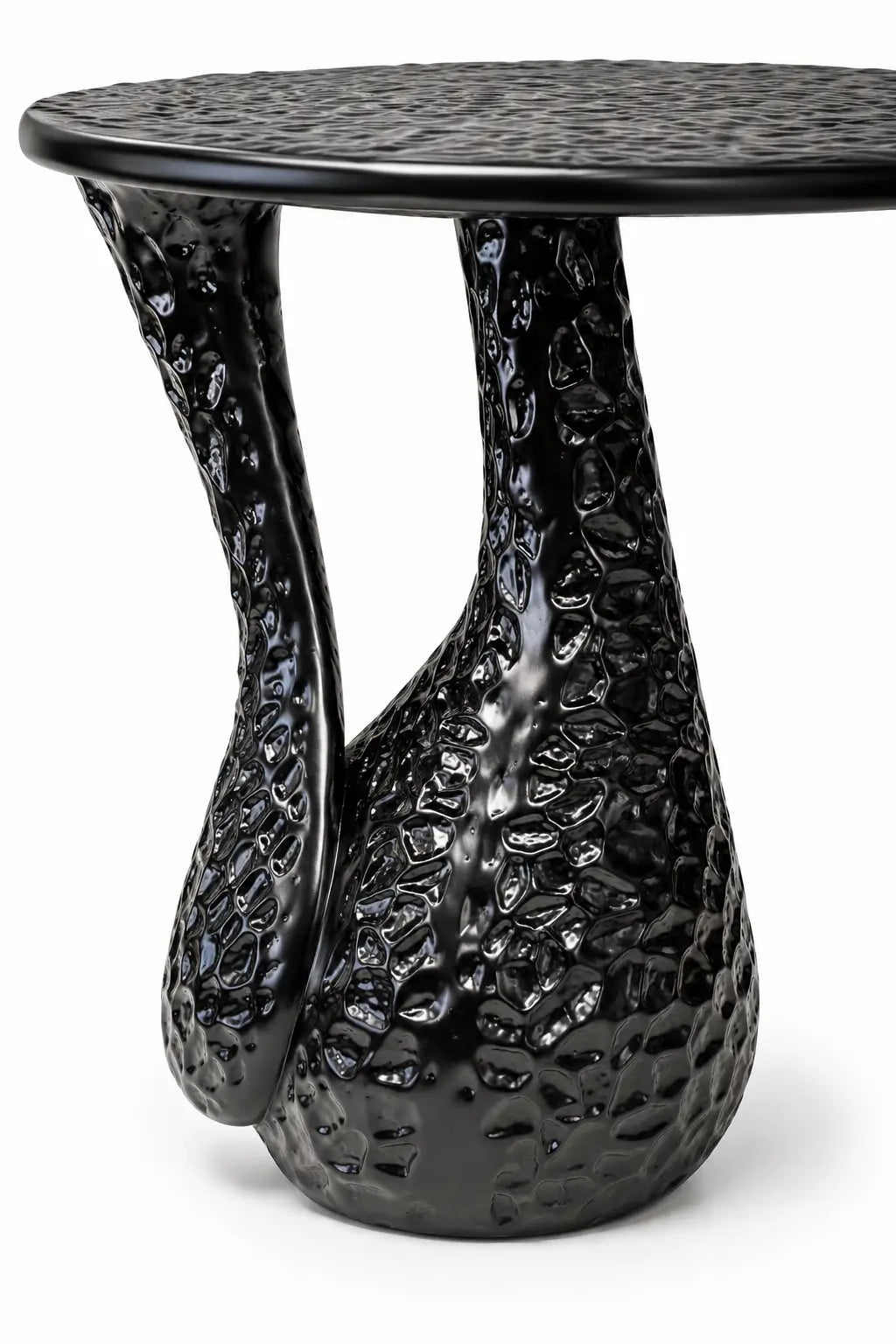 Obsidian Sculptural Side Table