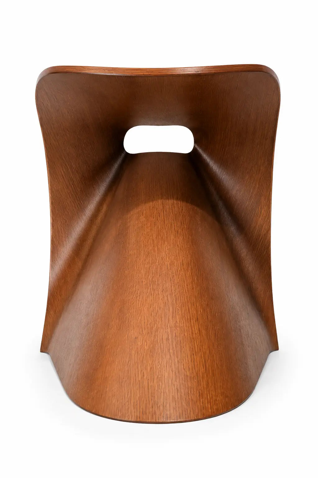 Sculptural Flow Wooden Side Table