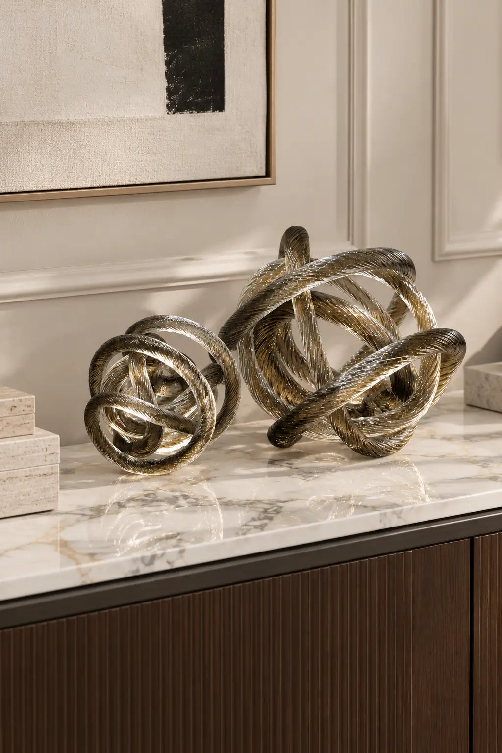 Infinity Weave Decorative Orb -L