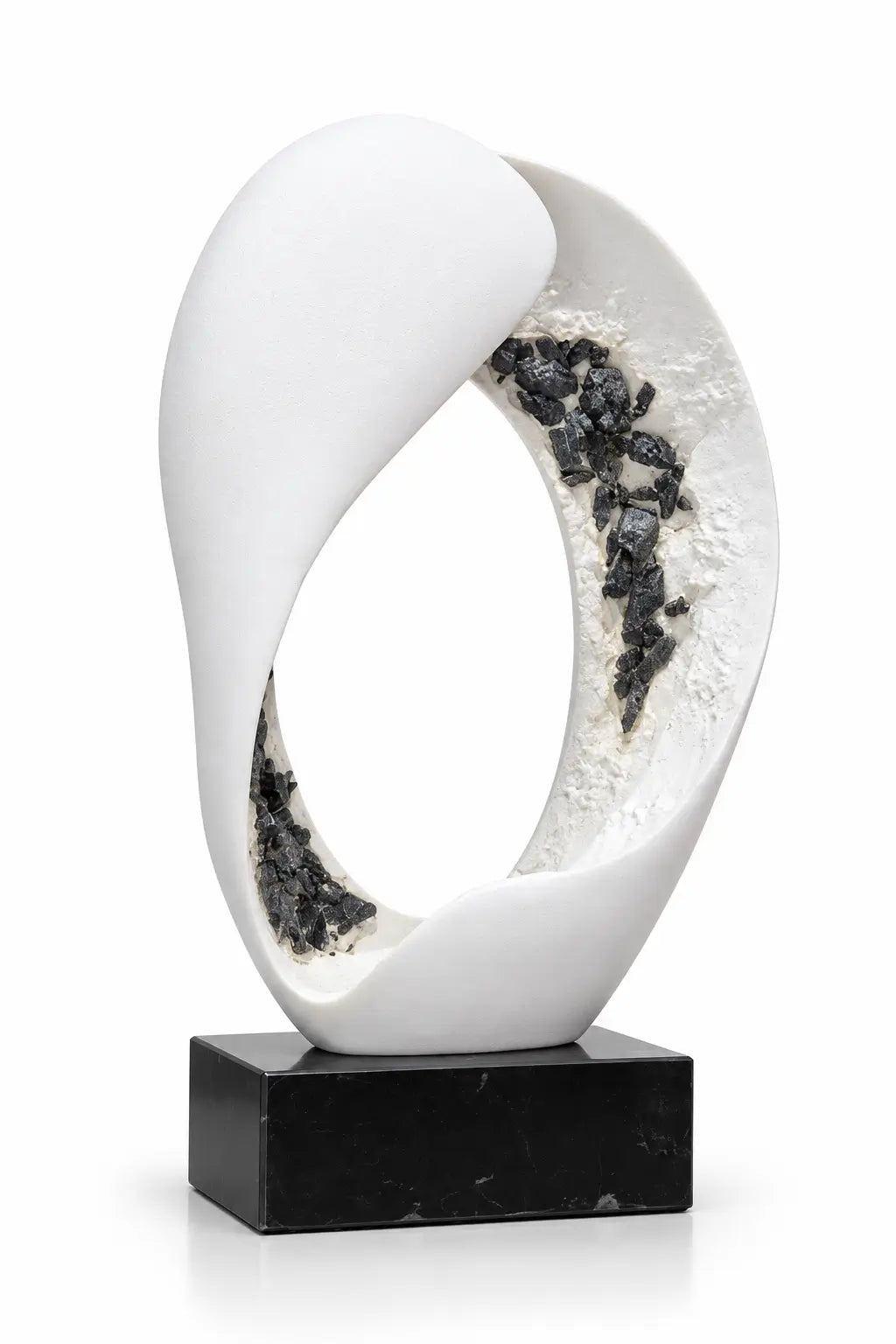 Ethereal Crystal Loop Sculpture