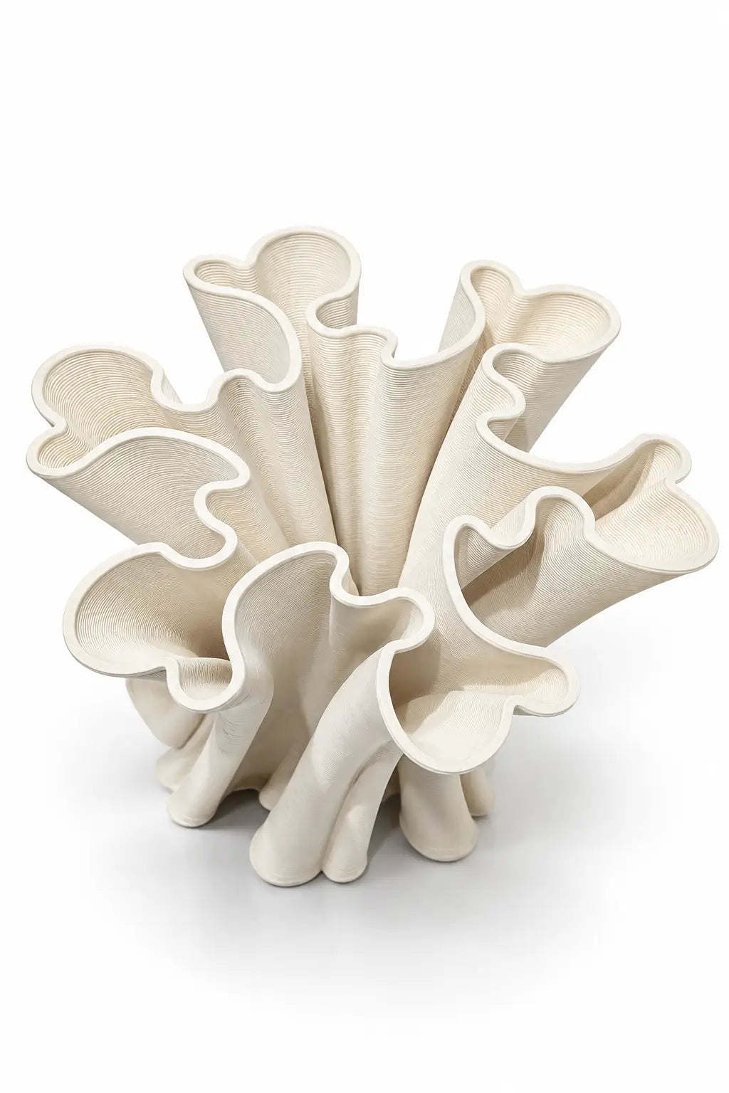 Coral Bloom Sculptural Vase