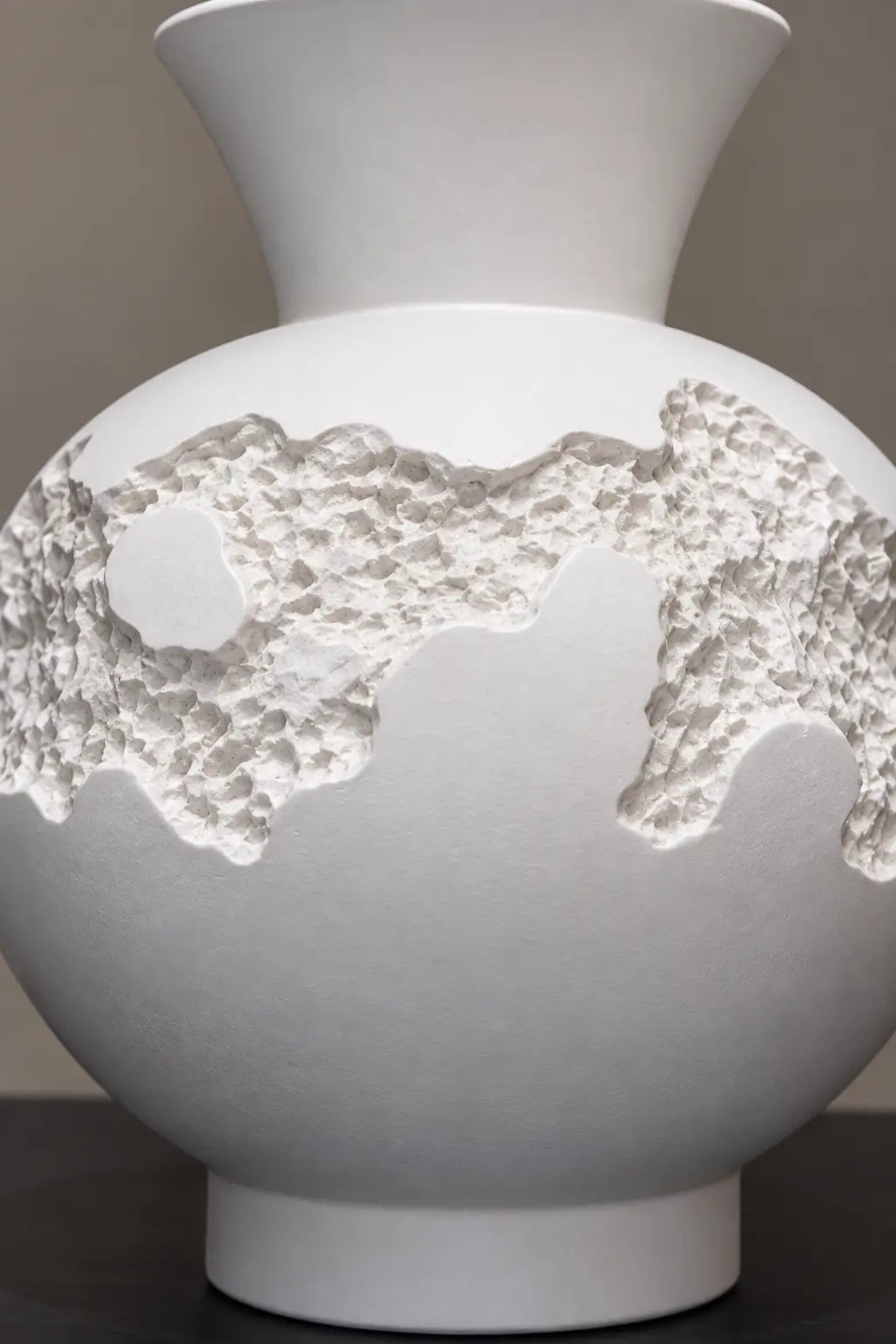 Arctic Glacier Textured Vase