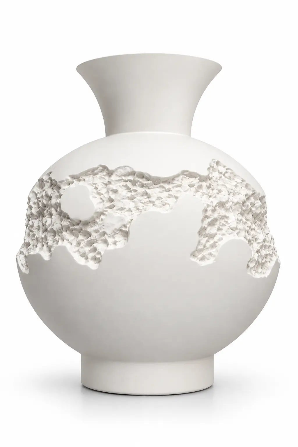 Arctic Glacier Textured Vase