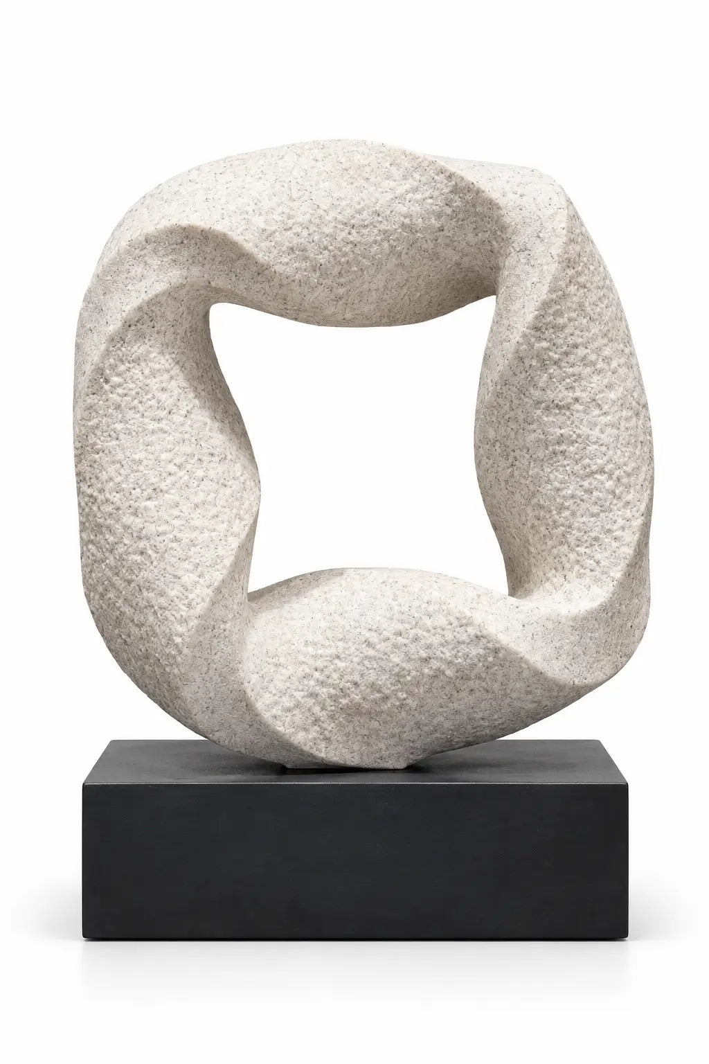 Infinity Loop Textured Sculpture