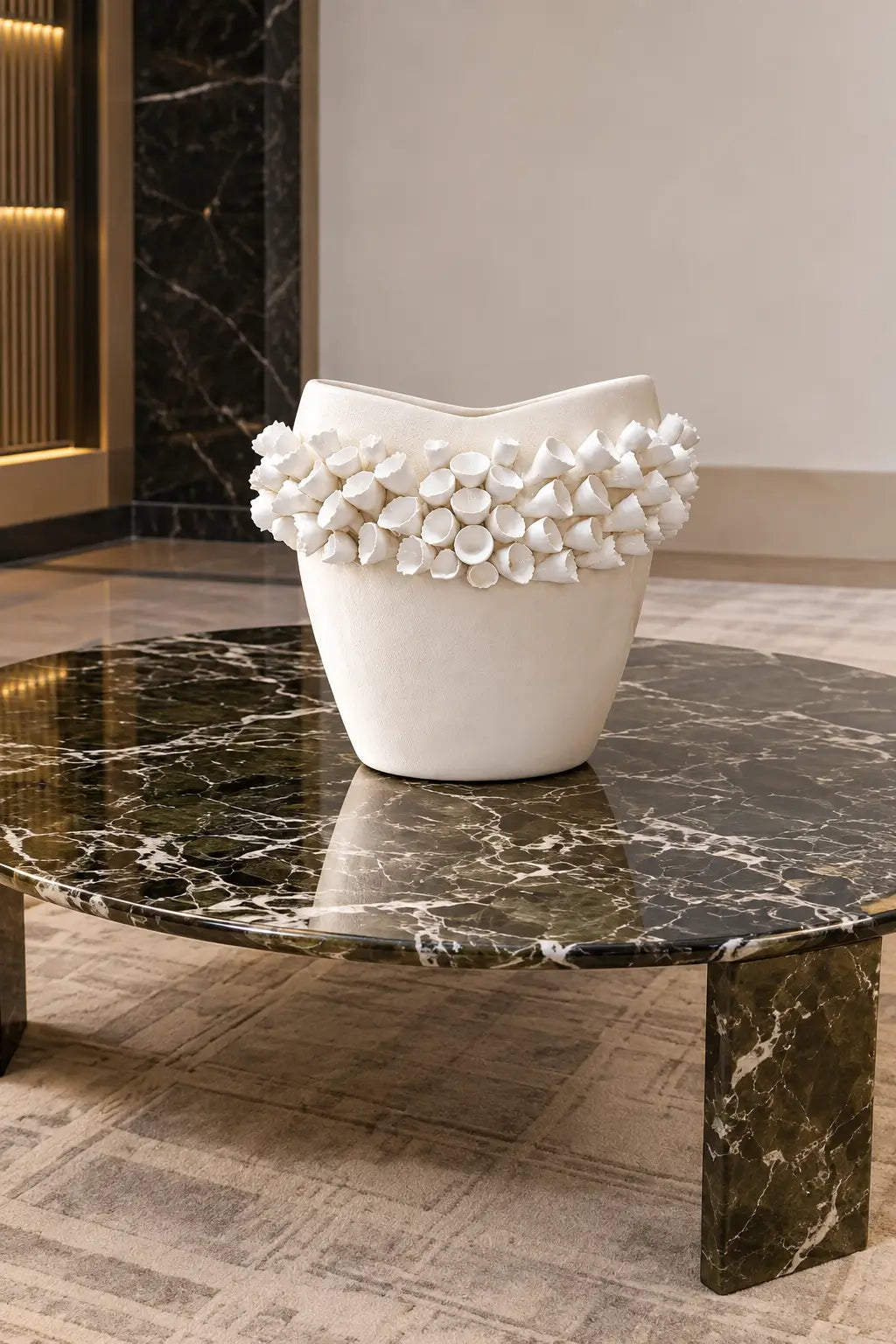 Floral Bloom Ceramic Vase