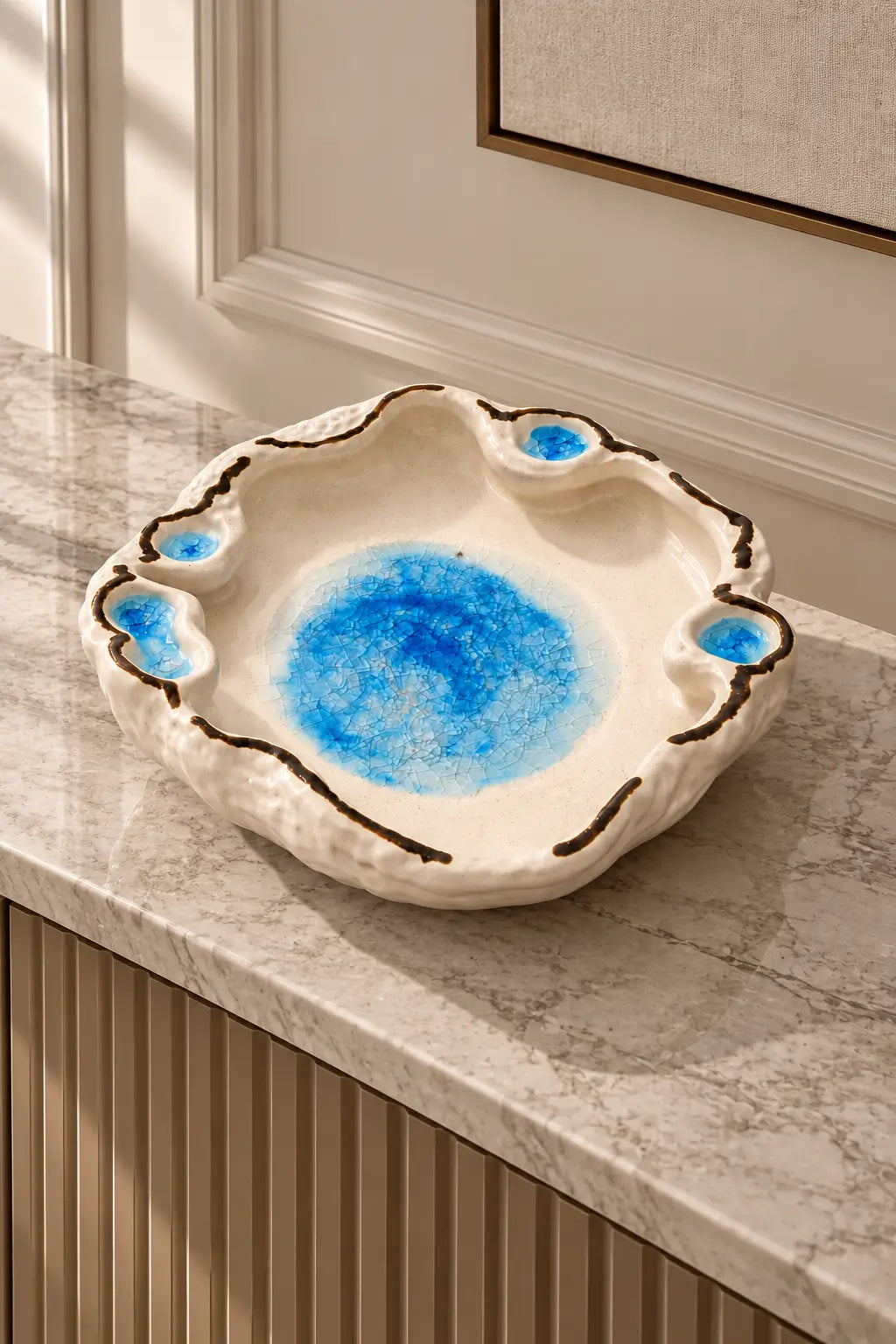 Azure Reef Artisan Bowl