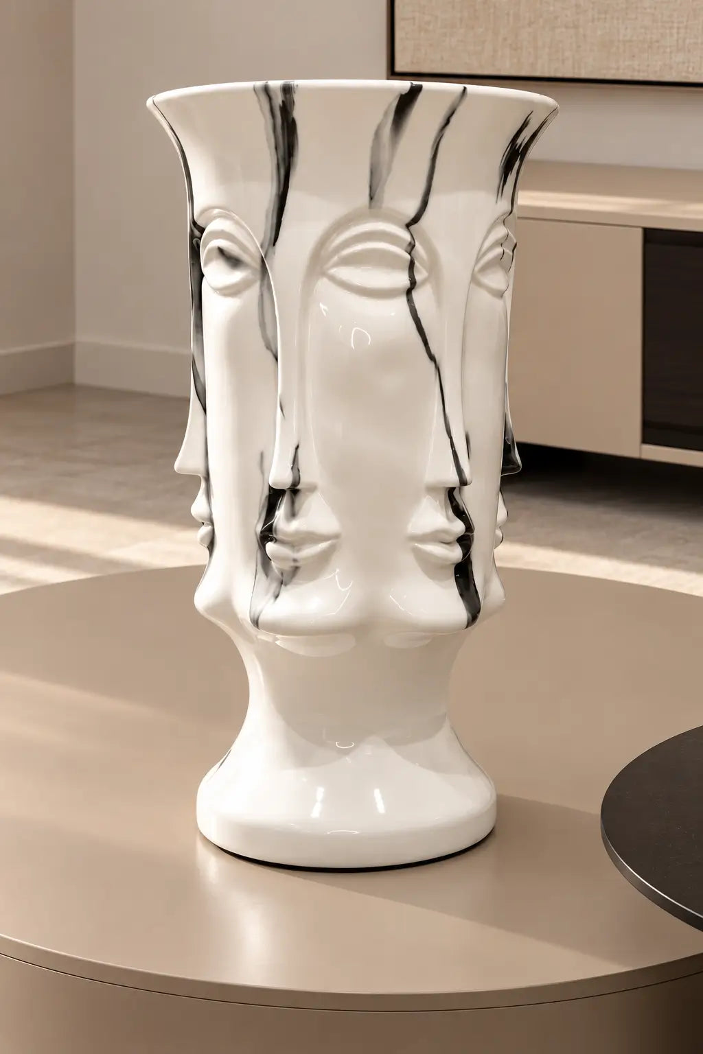 Elysian Faces Artistic Vase