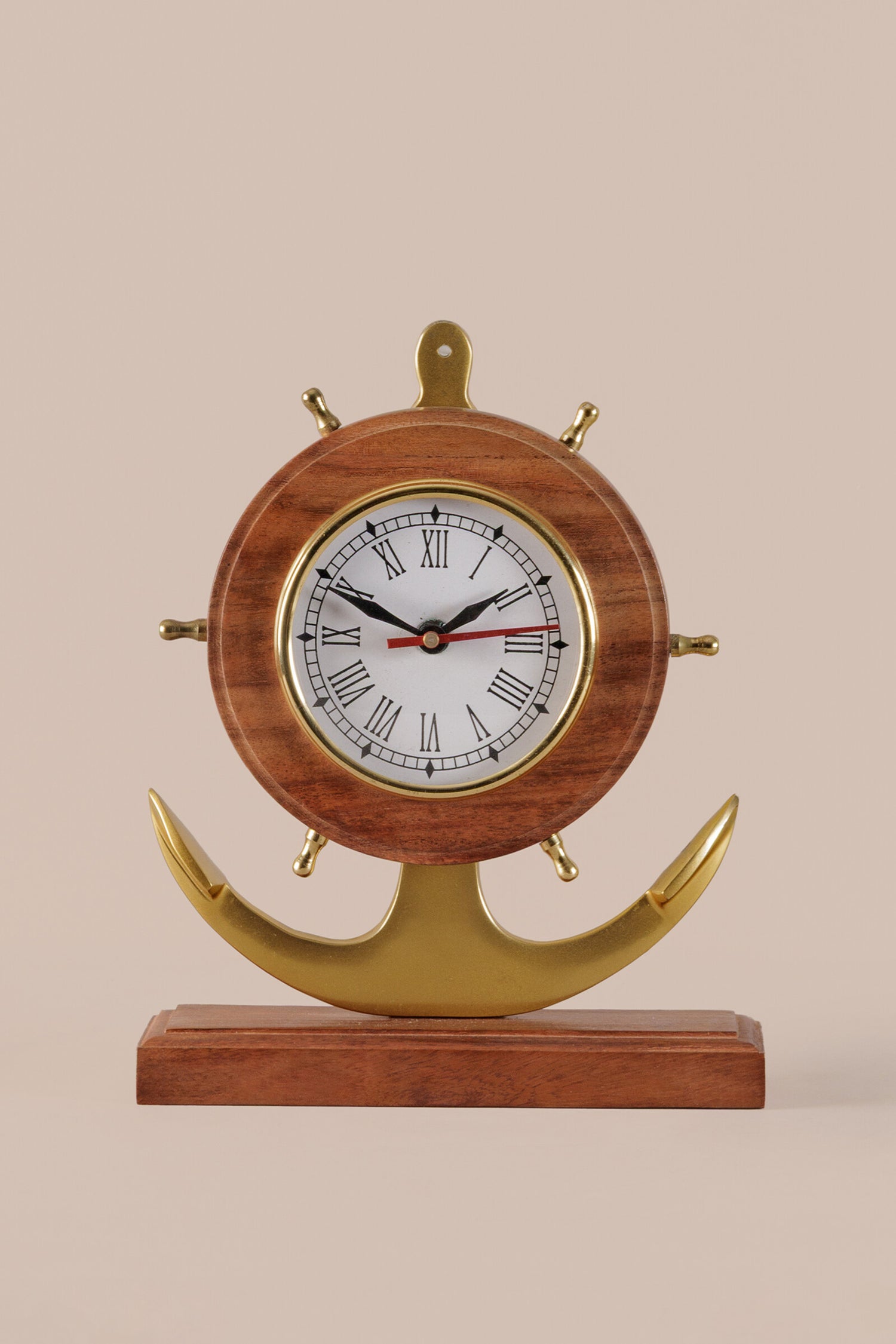 Tempo Brown Clock Decor