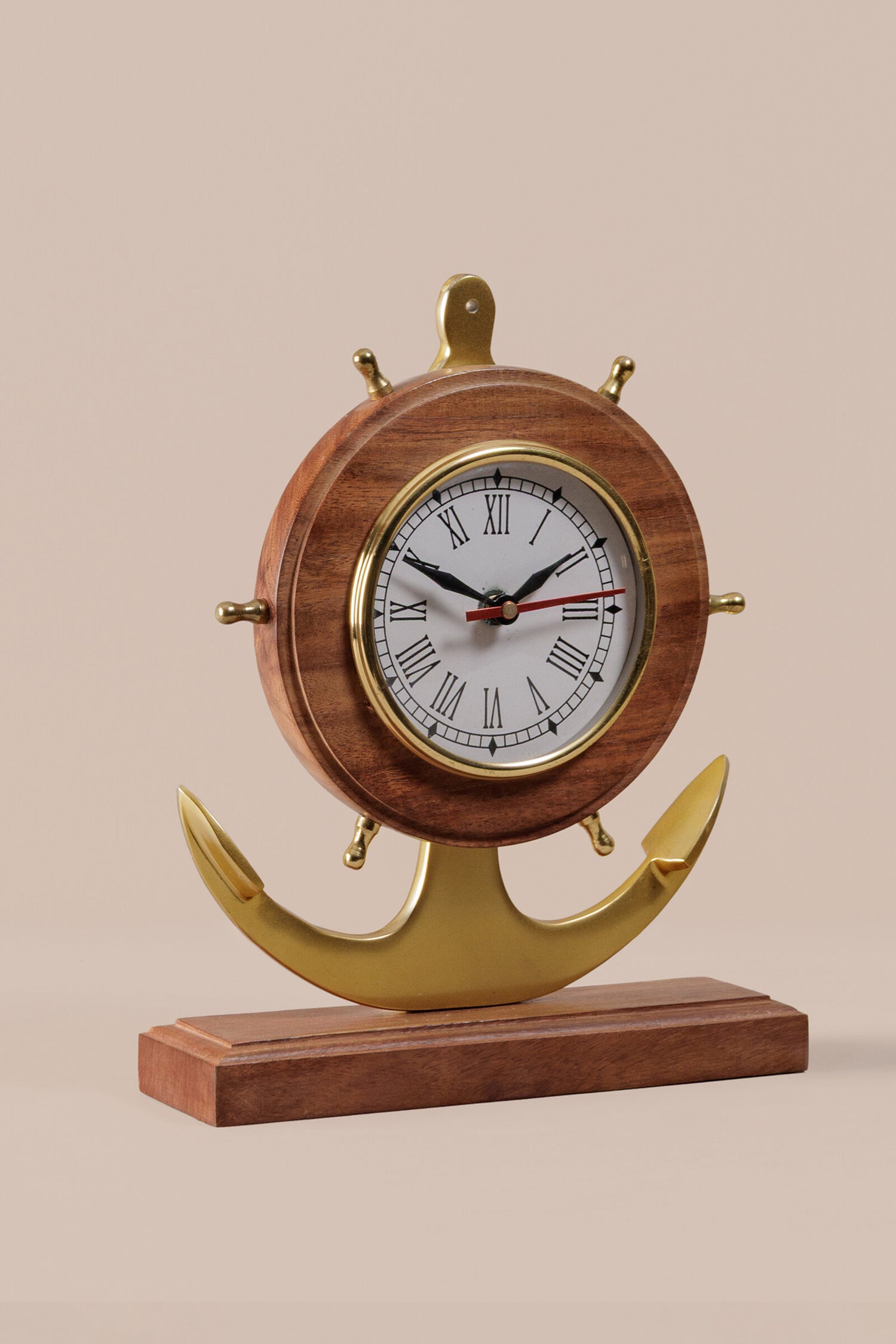 Tempo Brown Clock Decor