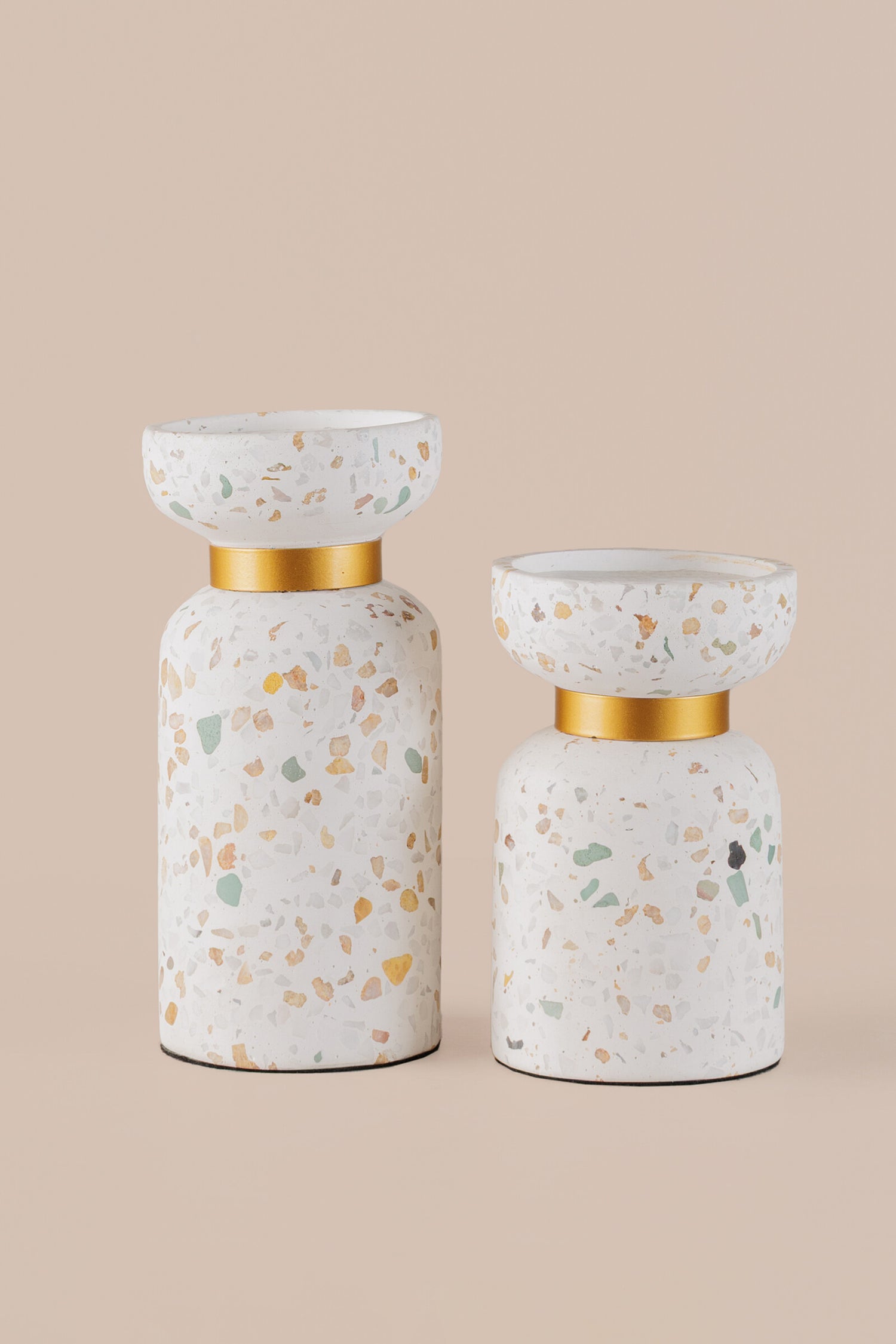 Terrazzo Candle Holder - A
