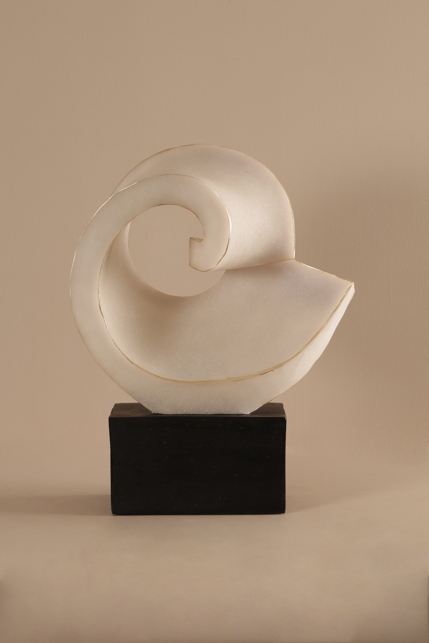 Curly spiral Abstract Sculpture