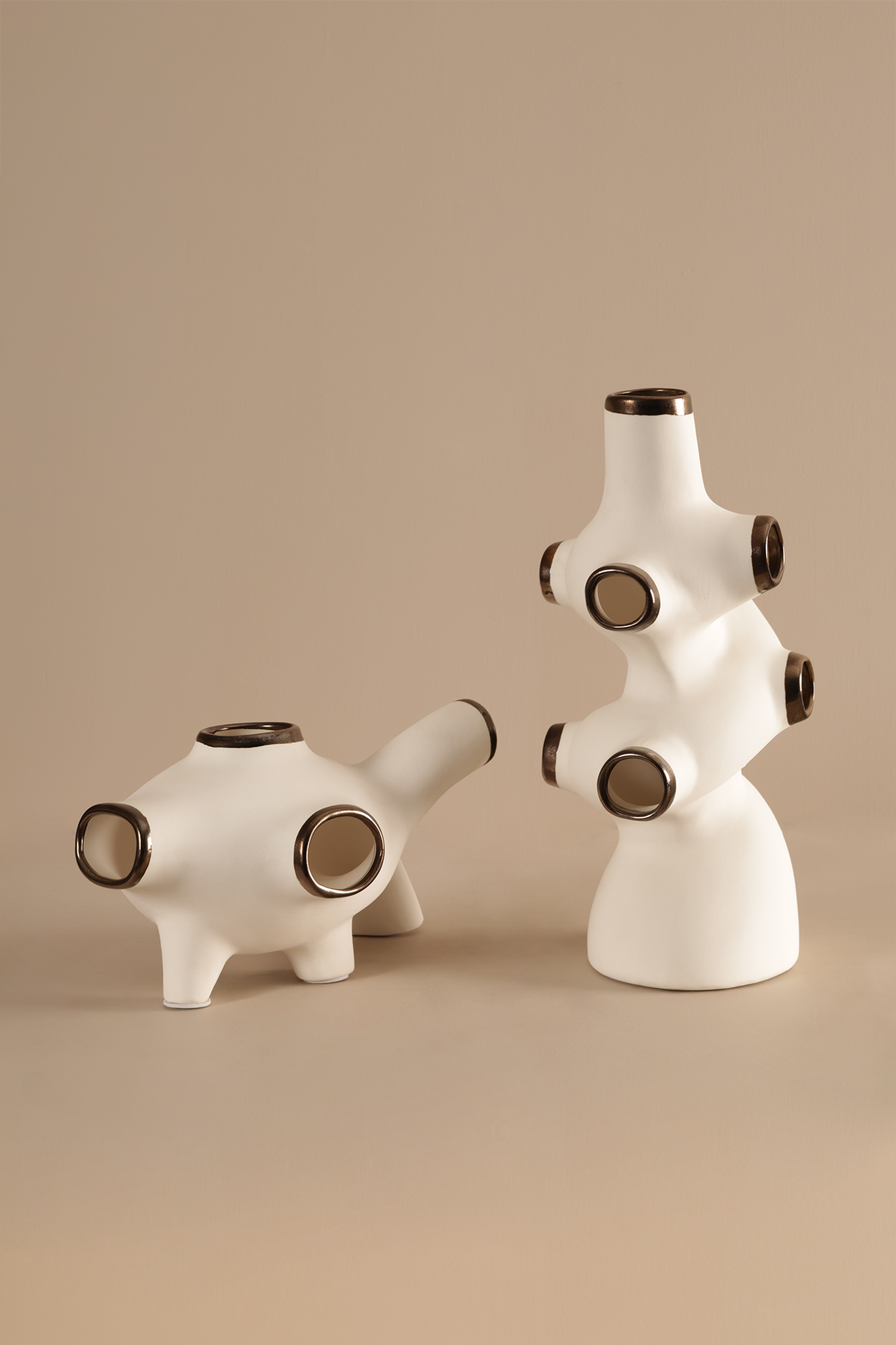 Nodi White Sculpture - A