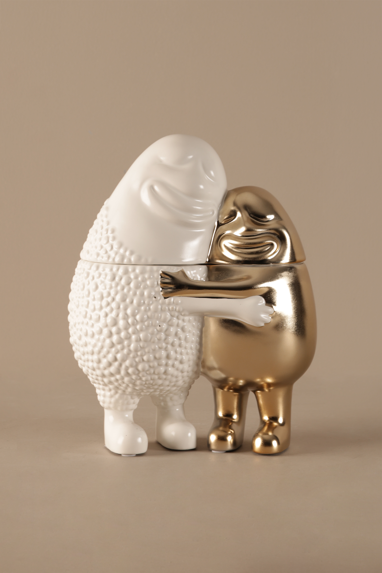 Cuore Duo White Sculpture