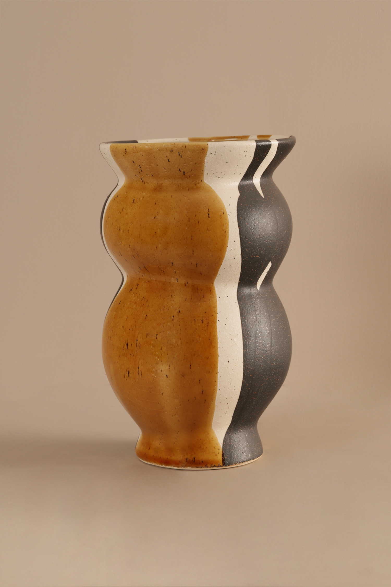 Splash Glaze Vase - S