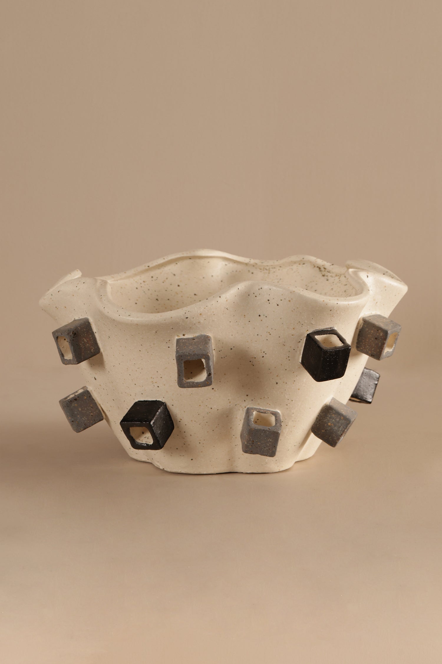 Square White Italian Bowl Home Decor - B