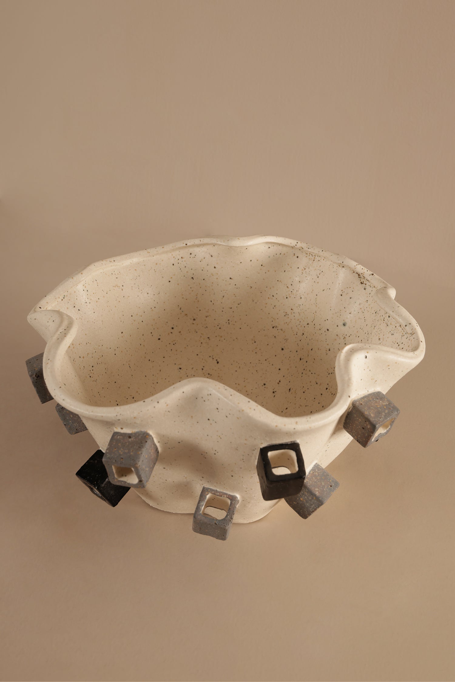 Square White Italian Bowl Home Decor - B