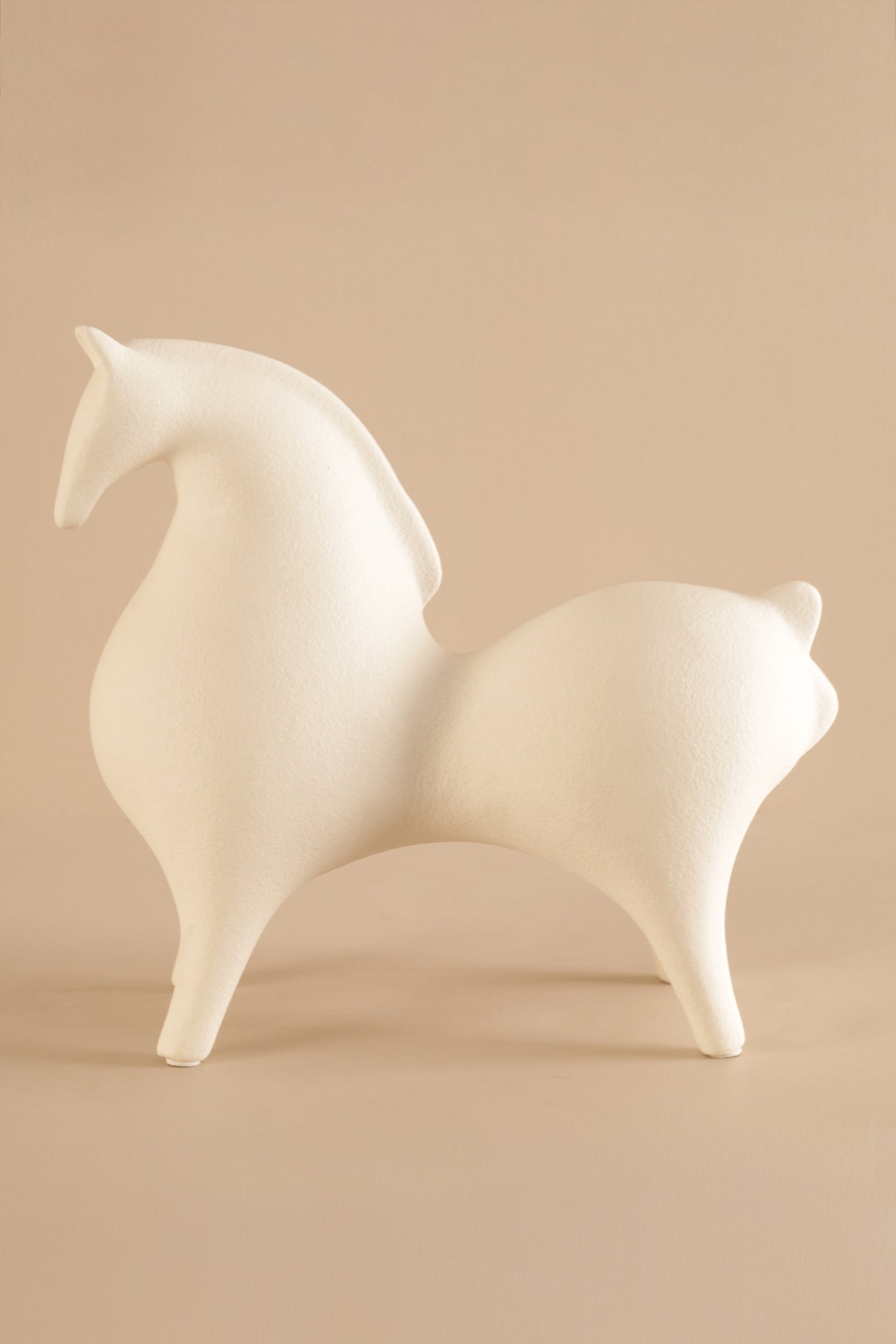 Cerano White Horse Figurine Sculpture