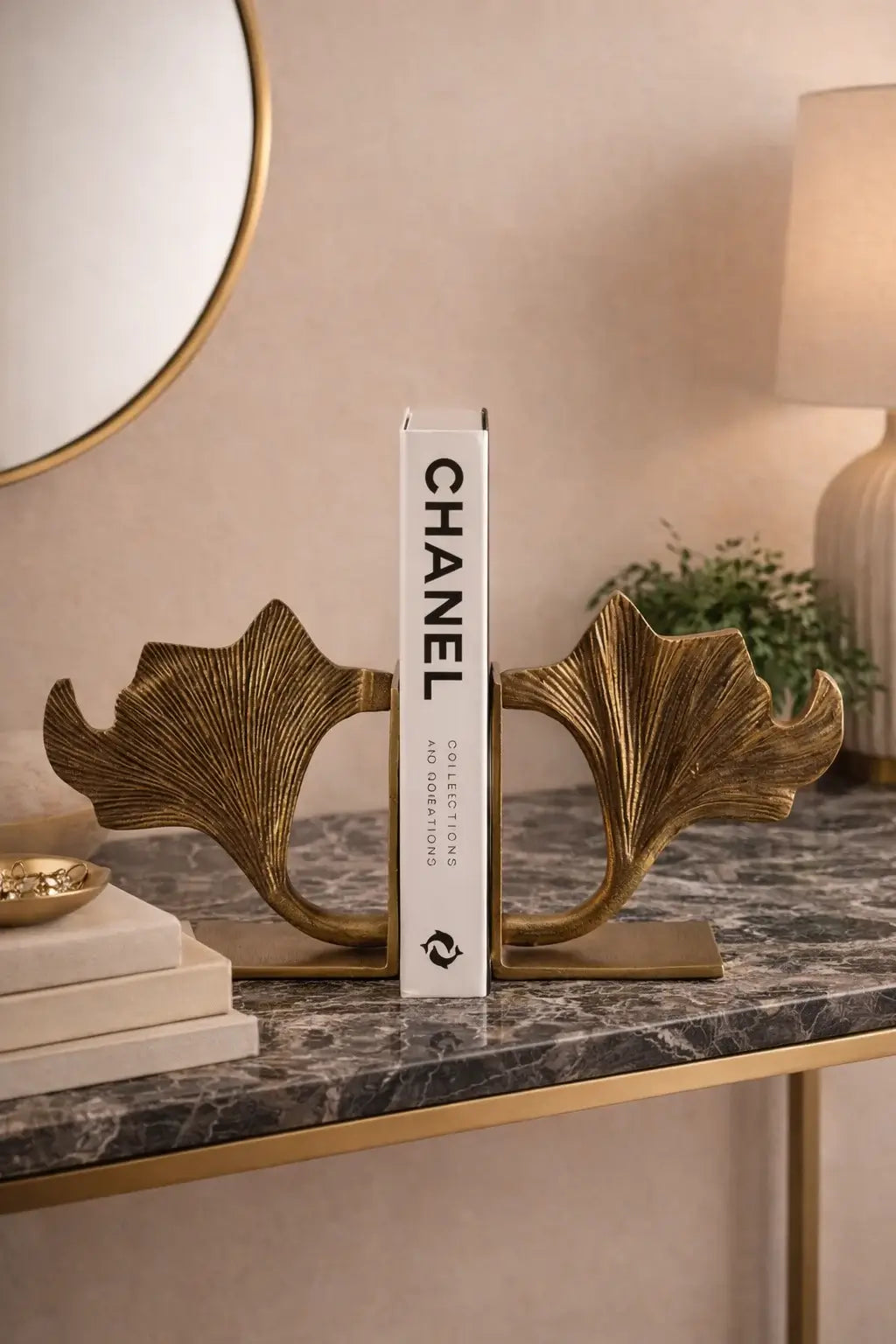 Ginco Gynco Brass Bookend