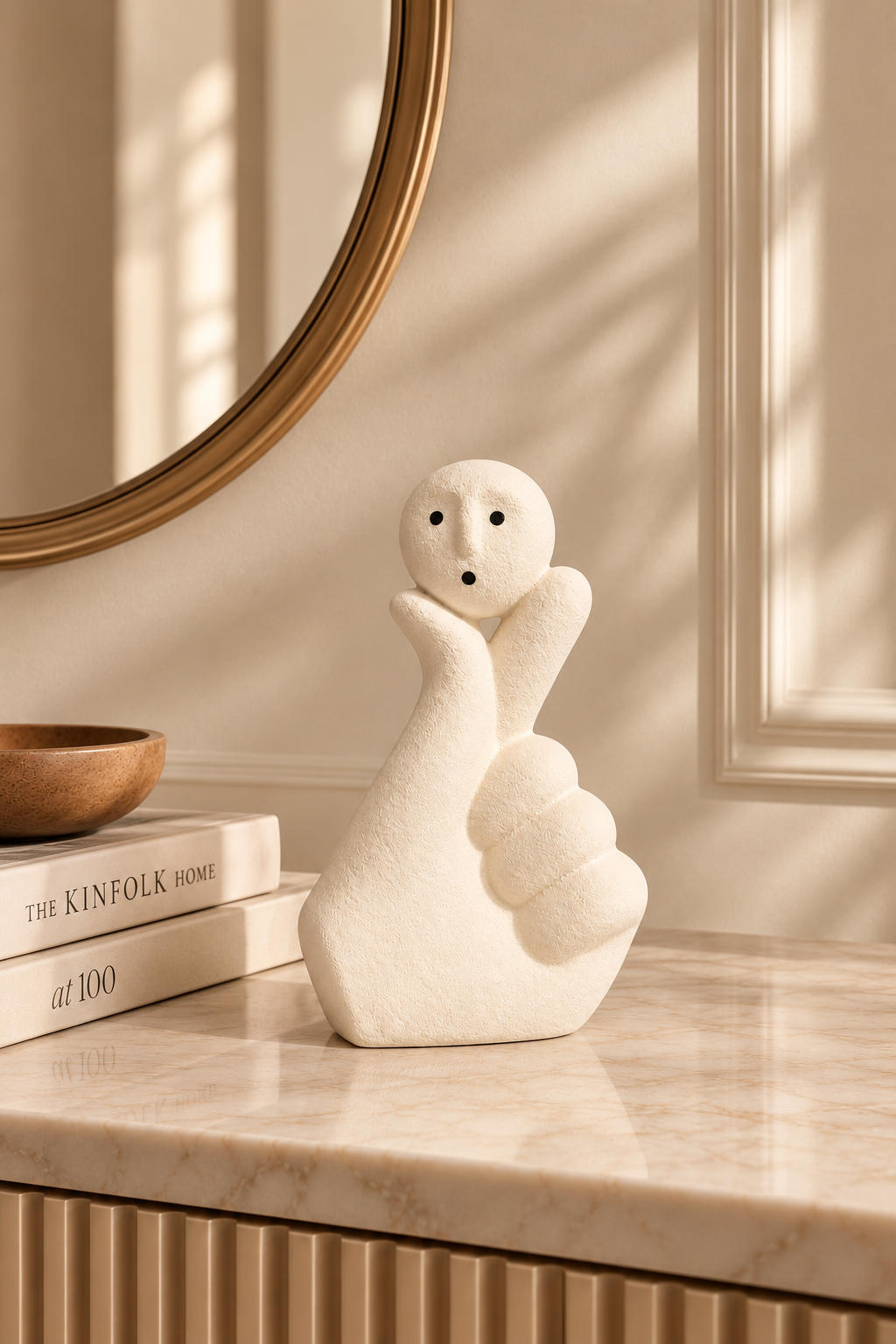Serenity Embrace Abstract Figurine