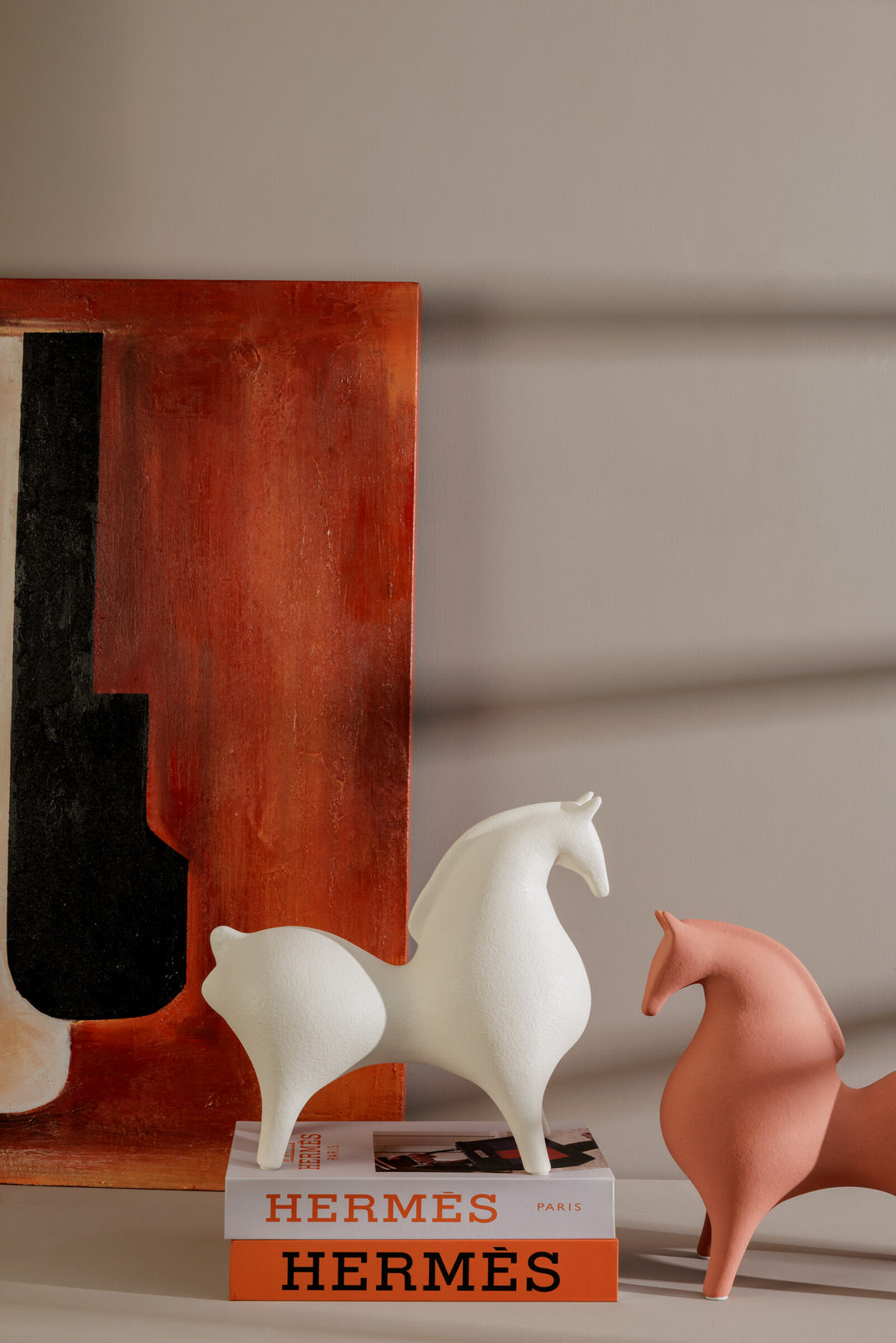 Cerano Red Horse Figurine Sculpture